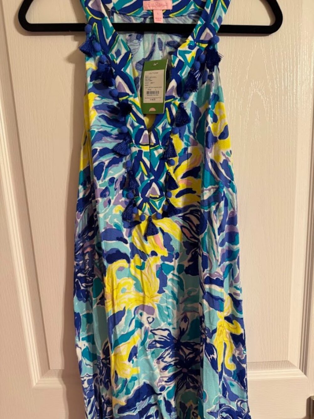 Lilly Pulitzer Achelle Swing Dress in the Indigo Ylang Ylang Love print